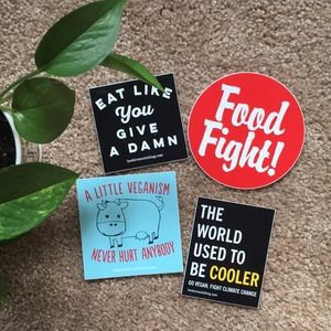 Set of Vegan Stickers